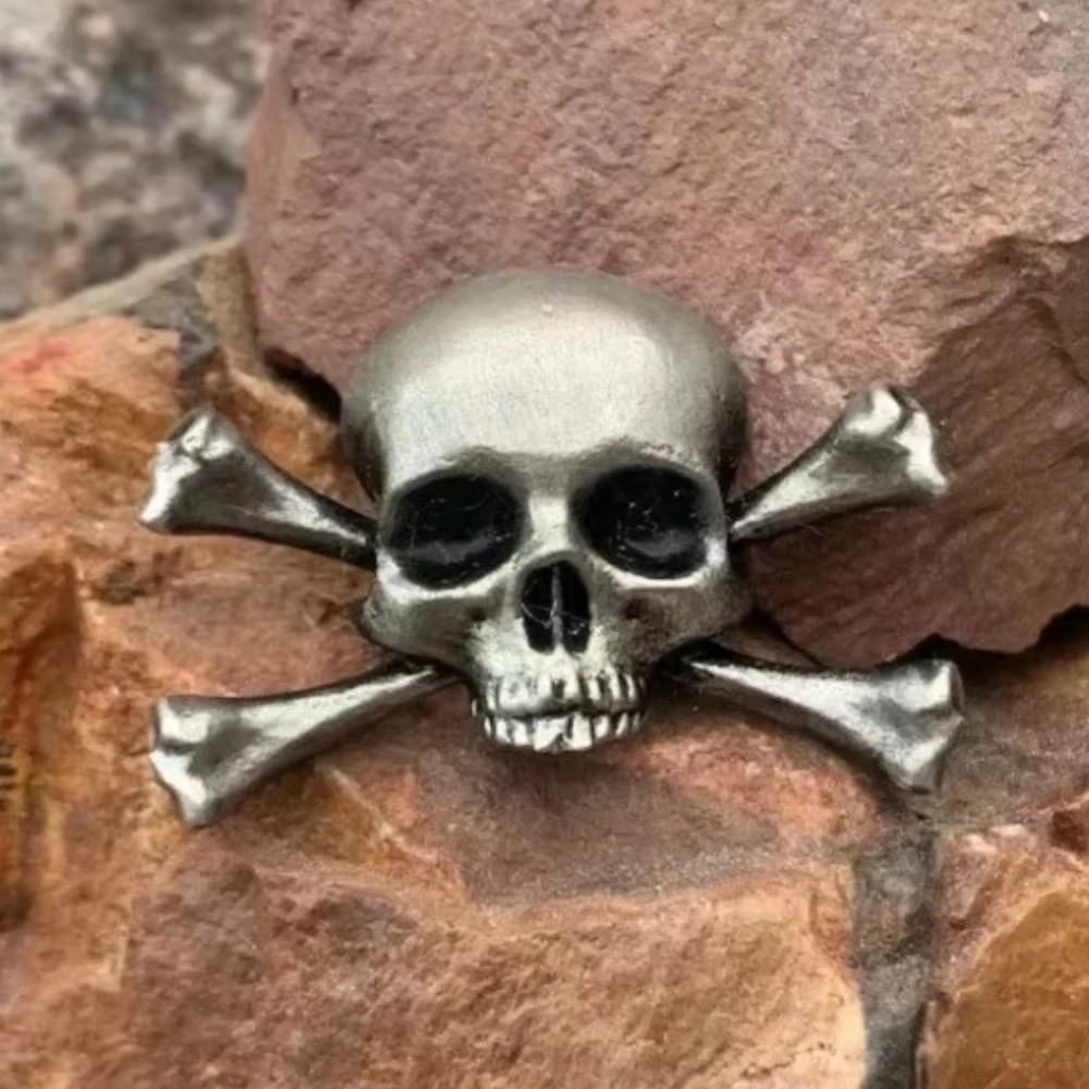 Halloween Skull Pin Punk Skeleton for Gothic Brooch Badge Jewelry Accessory