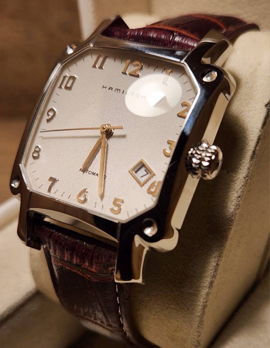 [B1P] HAMILTON Lloyd Auto White Dial Automatic Watch [p9p]