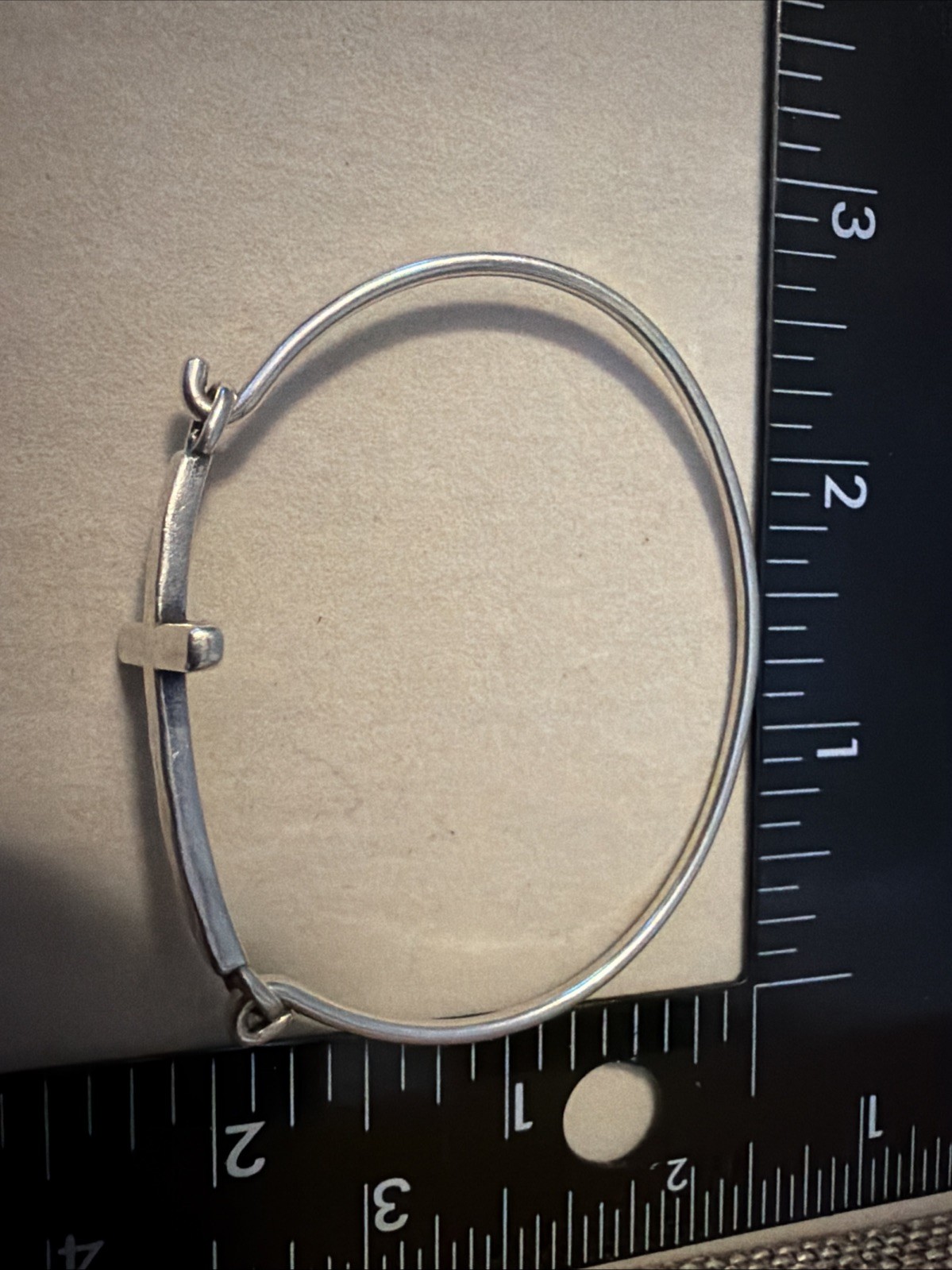 James Avery Horizon Cross Hook-On 925 Sterling Silver Bracelet