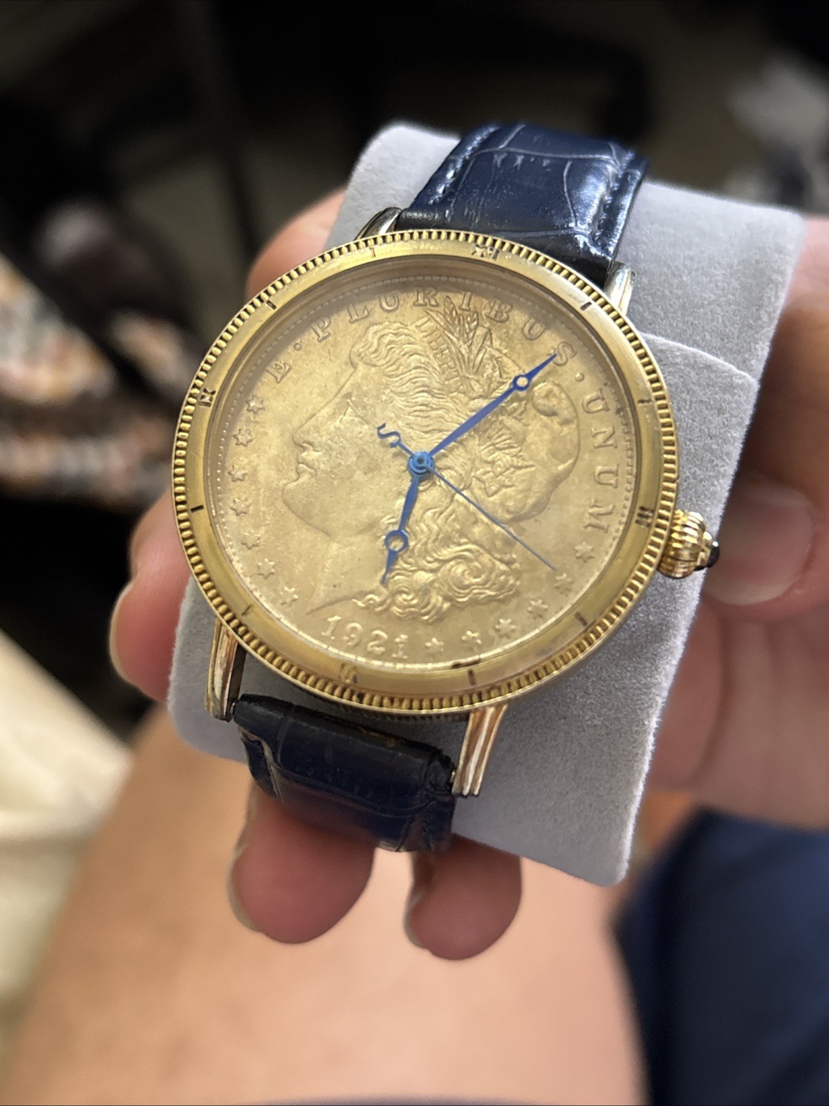 Stauer Morgan Silver Dollar Men’s Watch Rare For Collectors