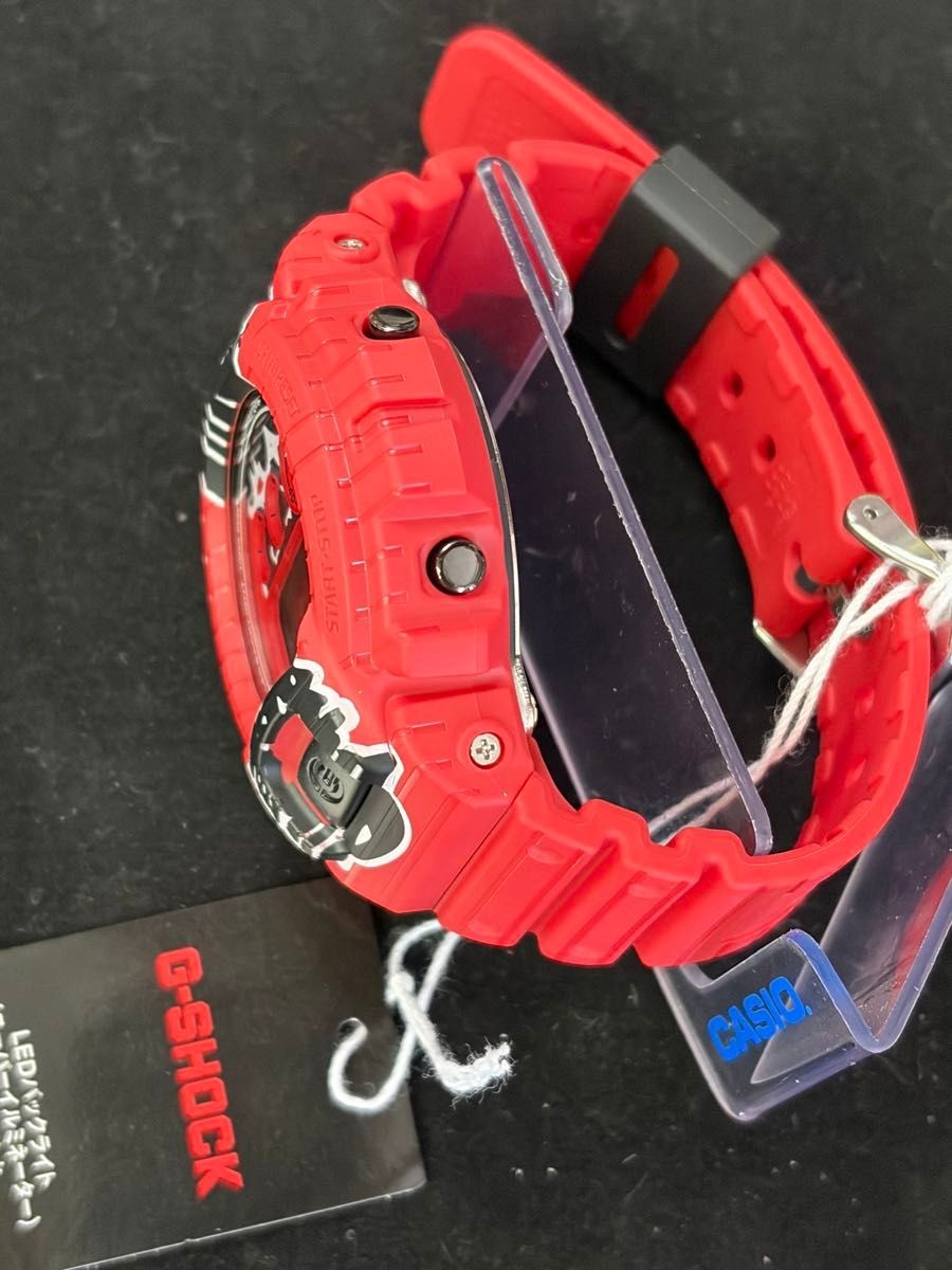 New CASIO G-Shock Digital Shock Resist 20 ATM Waterproof Red Lantern Wristwatch