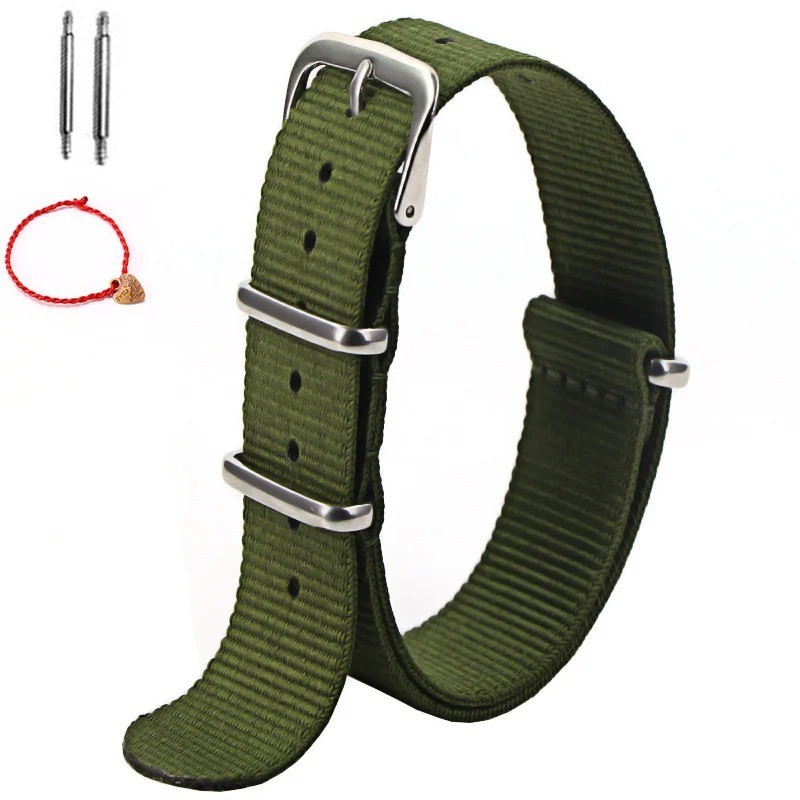 1pcs Nylon Strap 16mm 18mm 20mm 22mm Nylon Watch Band Replacement Watch Strap