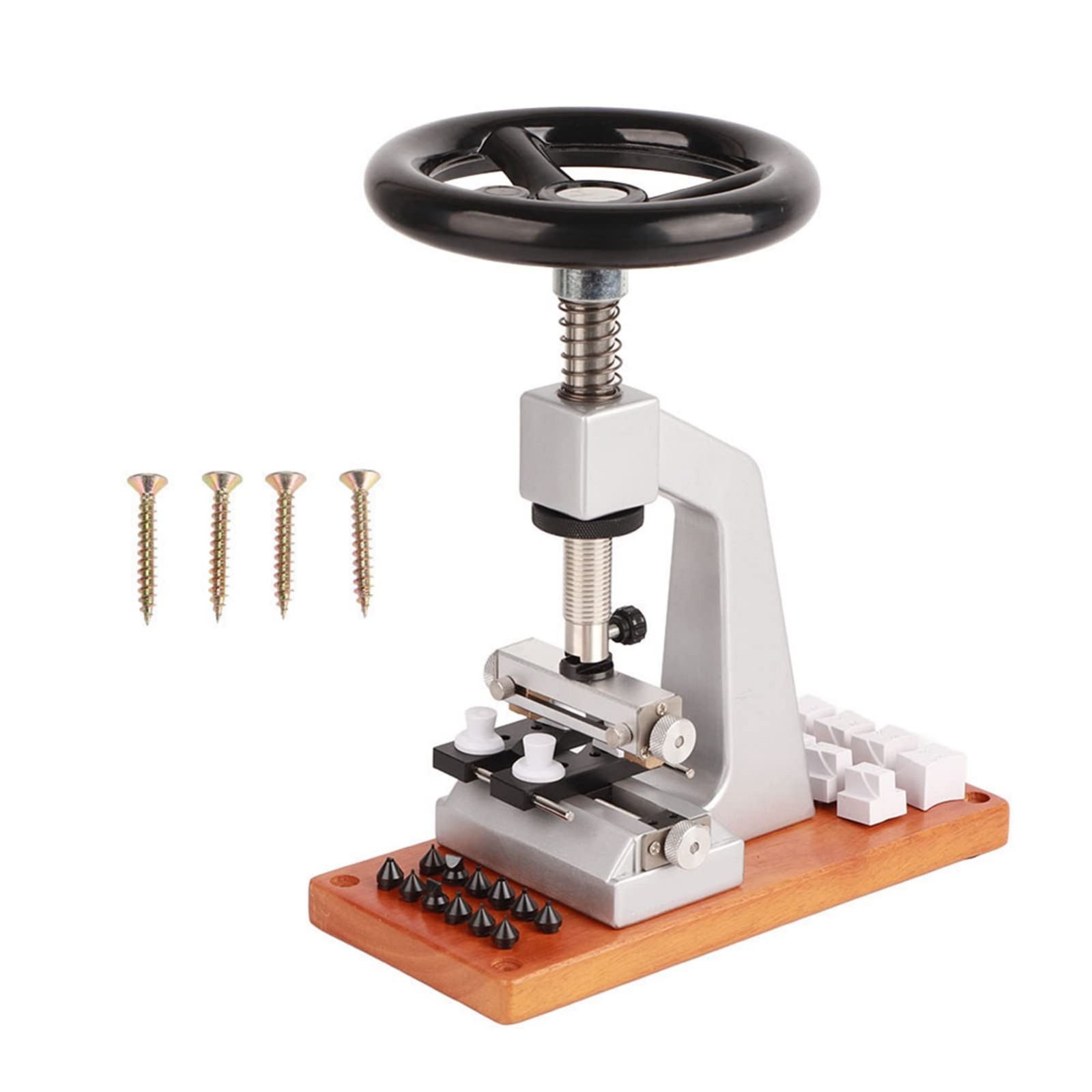 Watch Case Opener Tool, Bench Press for Watch Back Removal, Metal Base Repair Ki