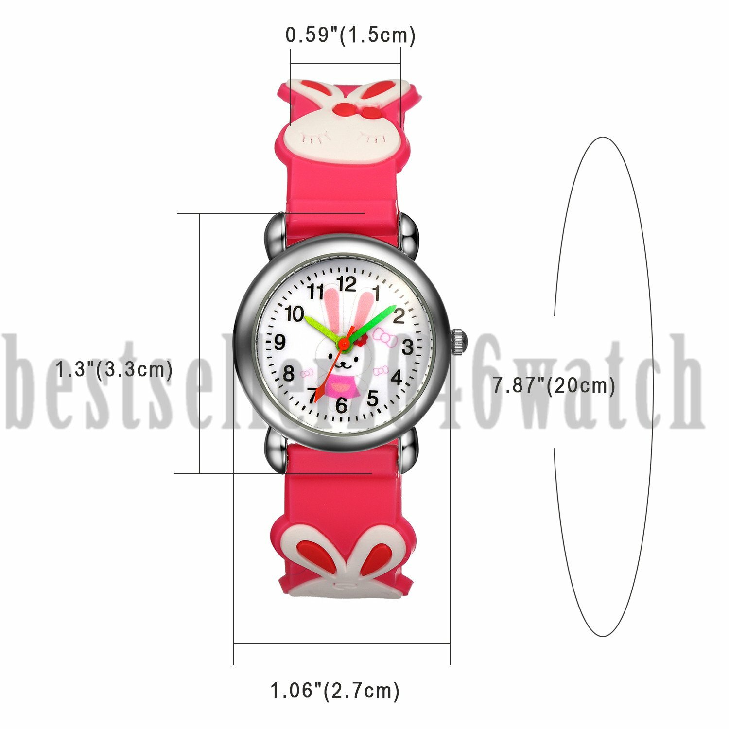 Cute Cartoon Pattern Watches Children Kids Girls Quartz Analog Wrist Watch Xmas