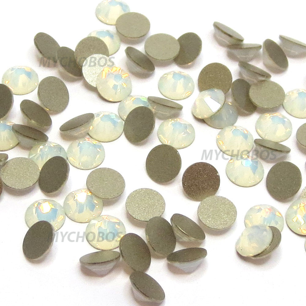 1440 Swarovski 2088 12ss crystal flatback rhinestones 3mm ss12 WHITE OPAL (234)