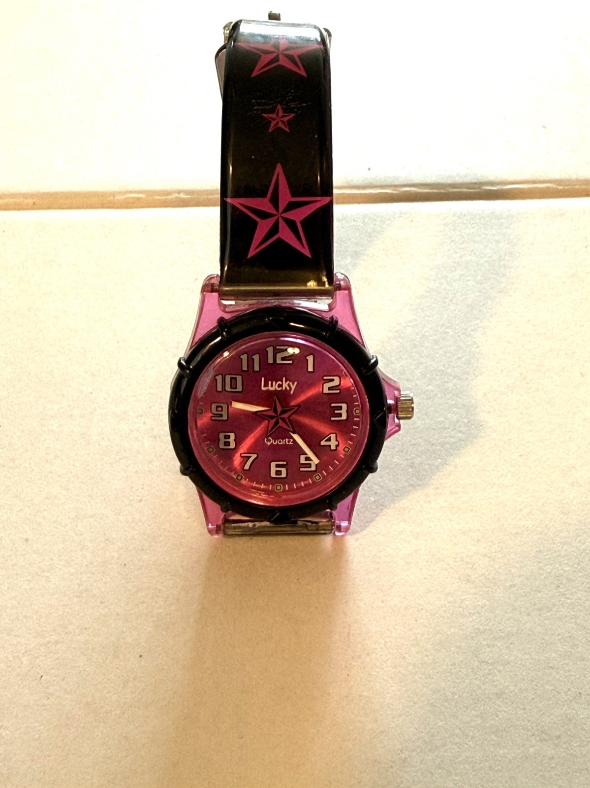 LUCKY BRAND – Ladies Quartz Watch – Pink & Black