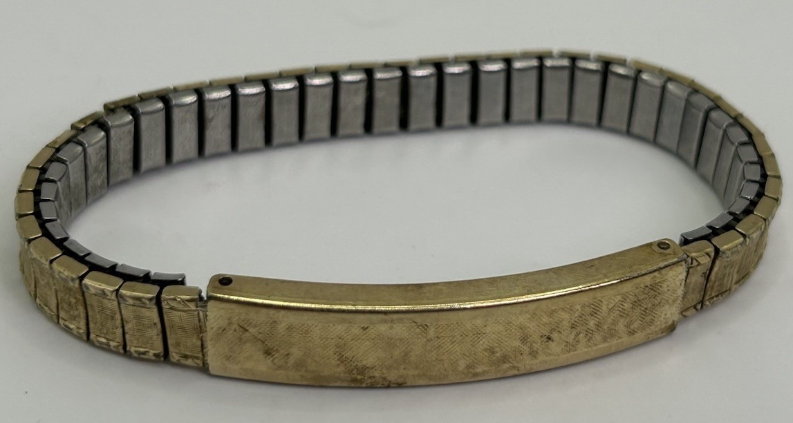 VINTAGE SPEIDEL 10K GOLD FILLED STRETCH BRACELET