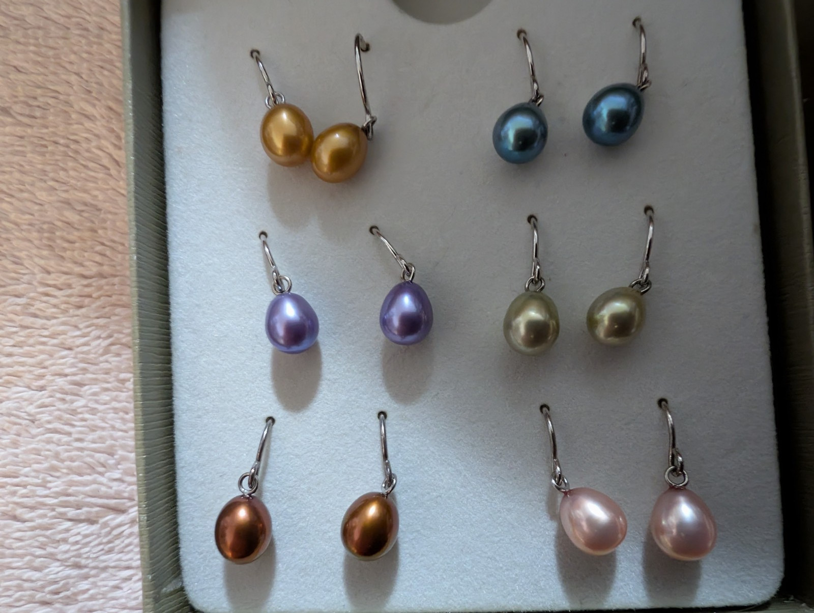 Honora Multicolor Cultured Pearl Teardrop Baroque Dangle Earrings Hook