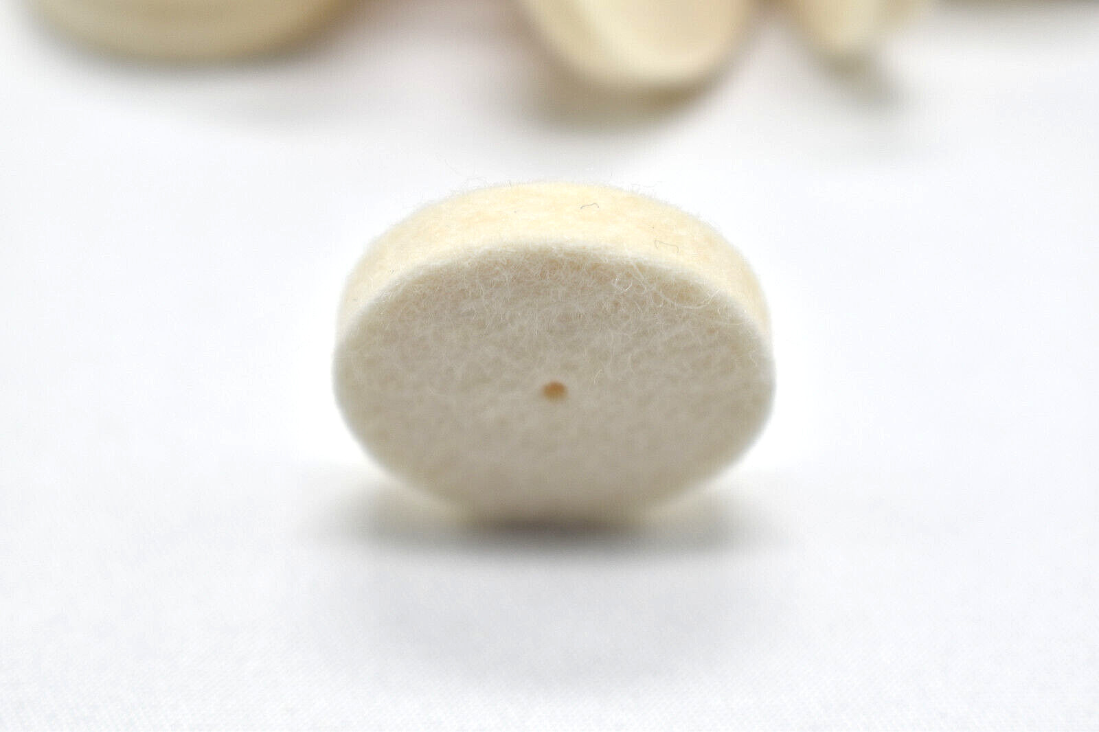 45x Wool Felt Polishing Buffing Wheel Polisher Disc Pad Rotary Tool 25mm 1 Inch