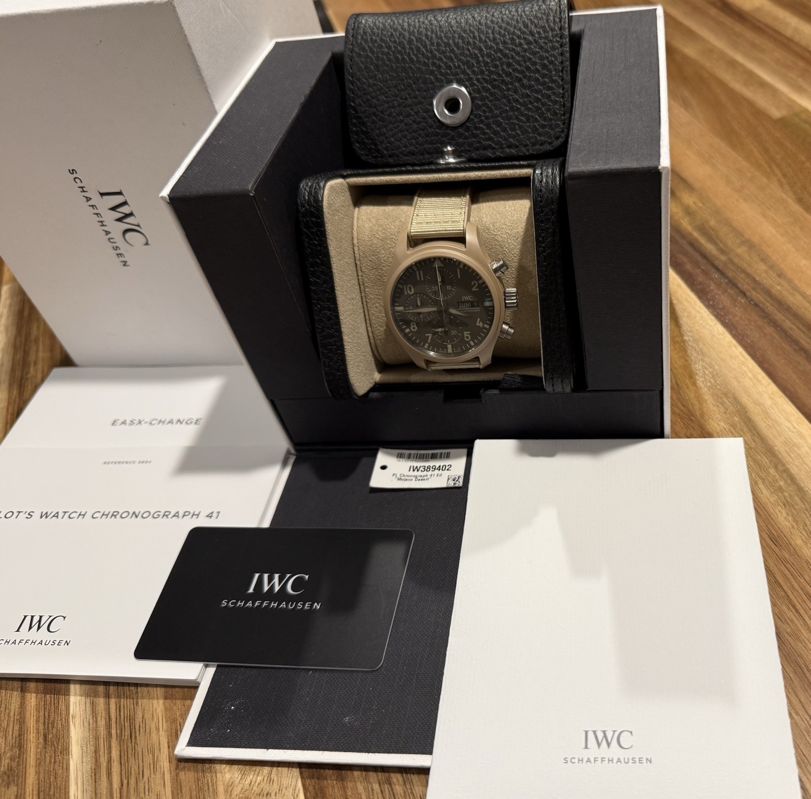 Unworn IWC PILOT Chronograph 41mm TOP GUN MOJAVE DESERT Edition IW389402