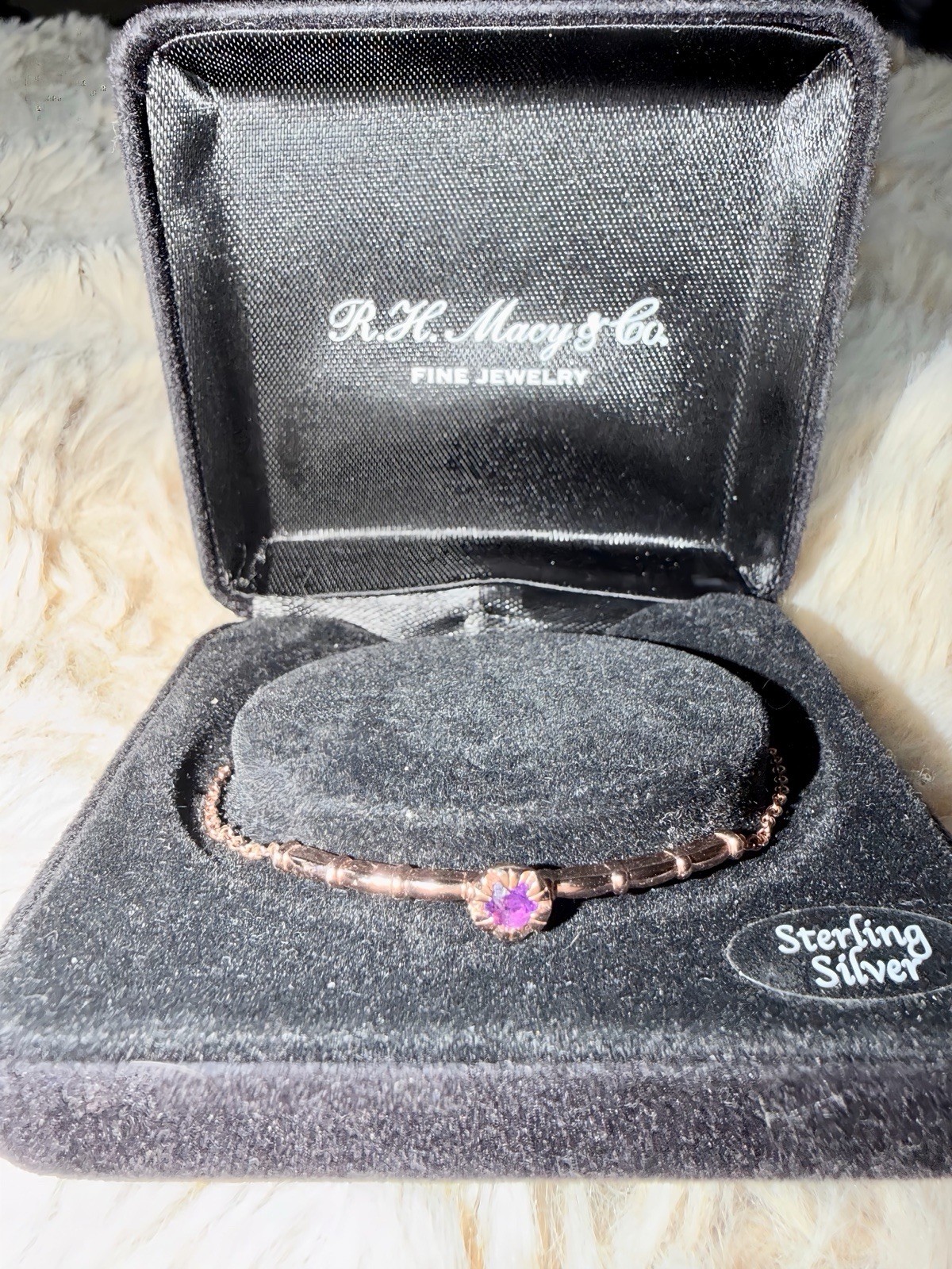 Limited Edition, Macy’s Fine Jewelry, Amethyst Birthstone Bracelet