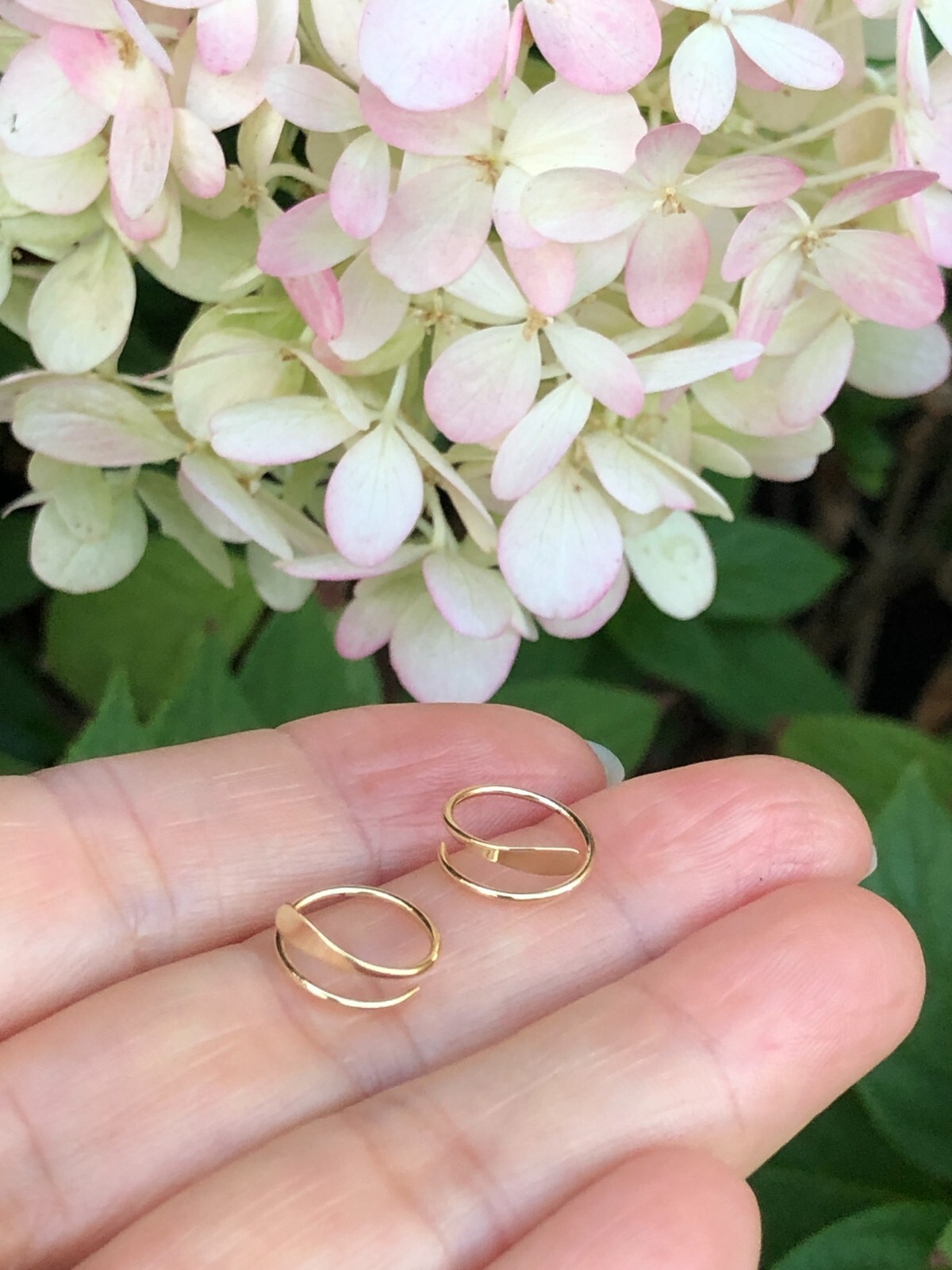 925 Sterling Silver Spiral Threader Huggie Hoop Earrings Womens 10mm x0.5mm TINY