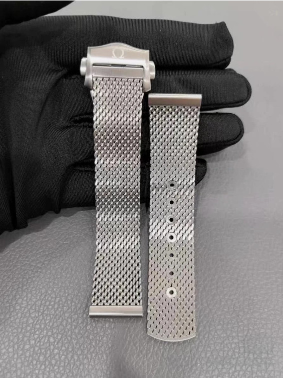 Short Length !!! 20mm Braided Stainless Mesh Band For Omega Seamaster 300M