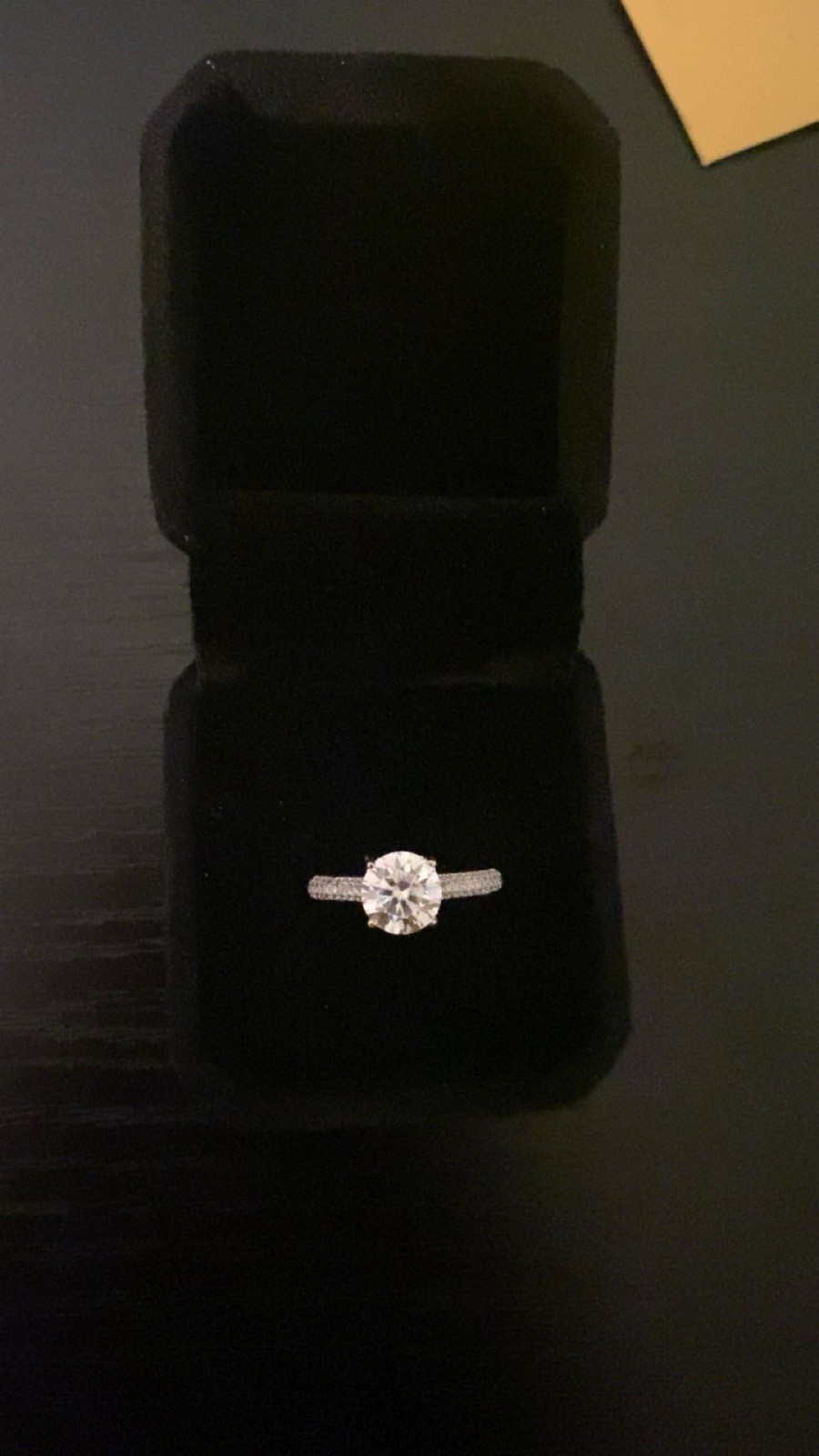 VVS1 2 CT Diamond Cut Engagement Ring
