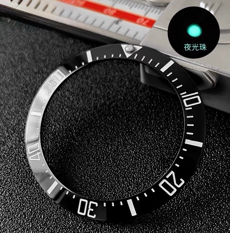 CERAMIC BEZEL INSERT W/3M TAPE FOR DEEPSEA 116660 & 126600