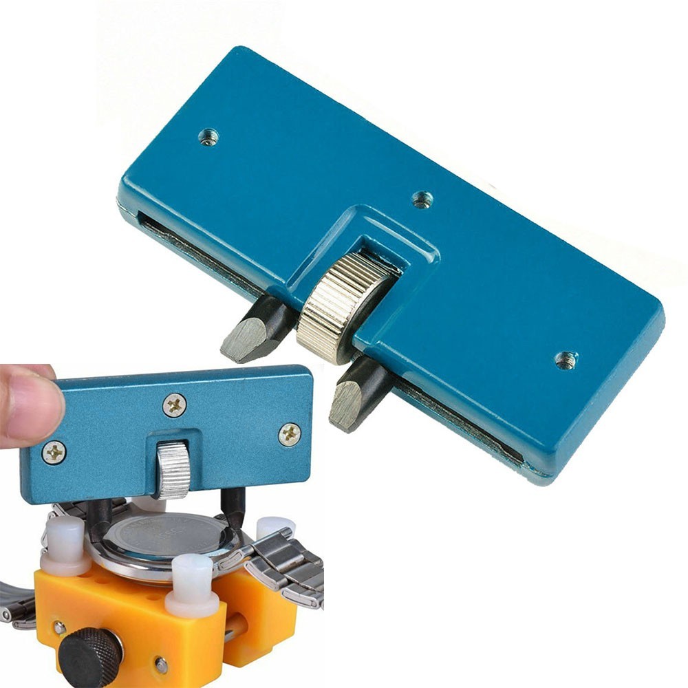 Adjustable Rectangle Watch Back Case Cover Opener Remover Wrench Repair Kit Tool