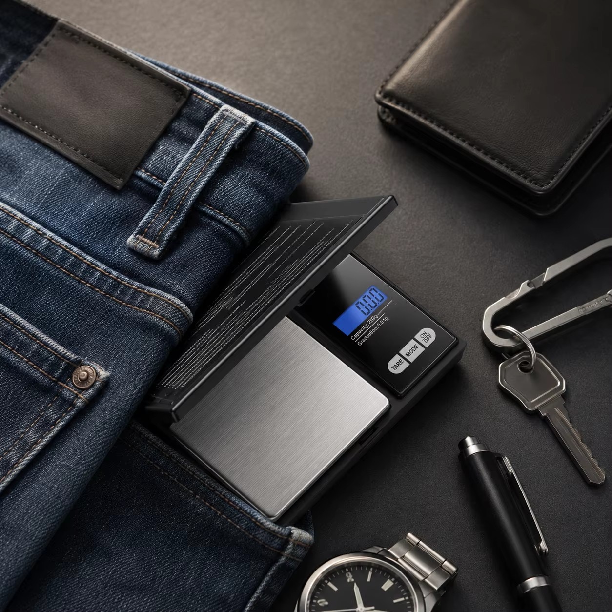 Mini Precision Digital Gram Scale Electronic Pocket Scale 200g 500g 1000g