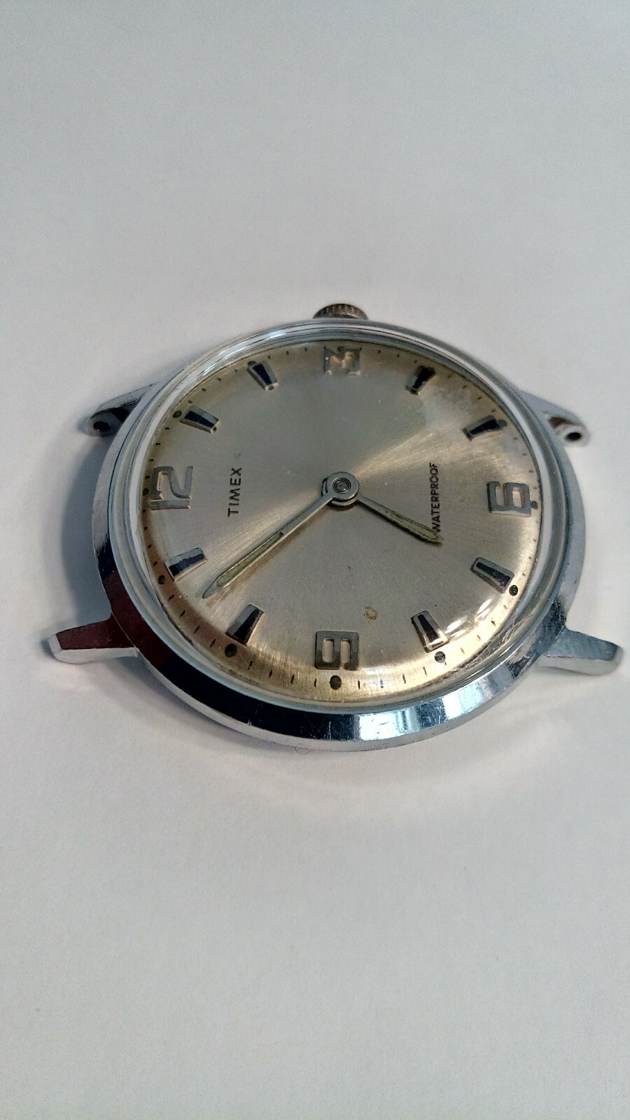 1969 Timex MARLIN Manual Wind #2017 Wristwatch Waterproof, Chrome Case