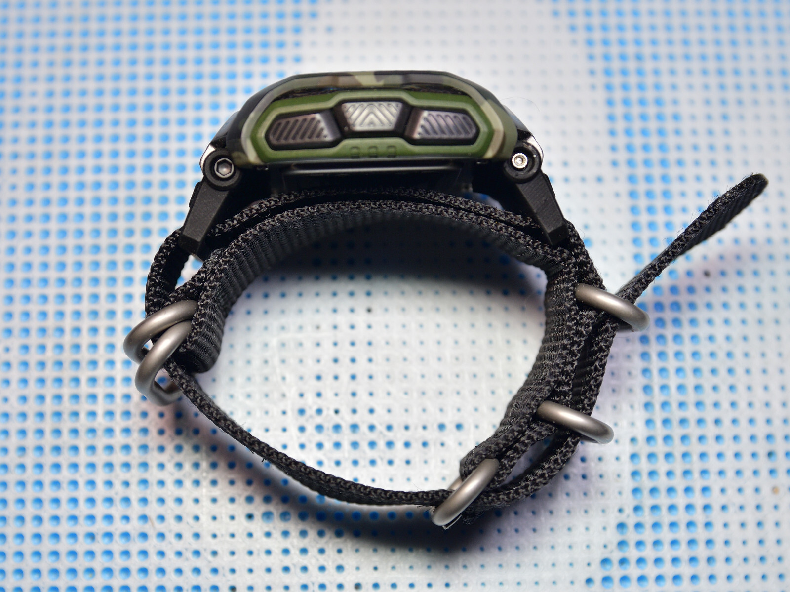 Resin Watch Strap & Band Adapter for Timex TW5M20400 Command Shock CAT 54mm