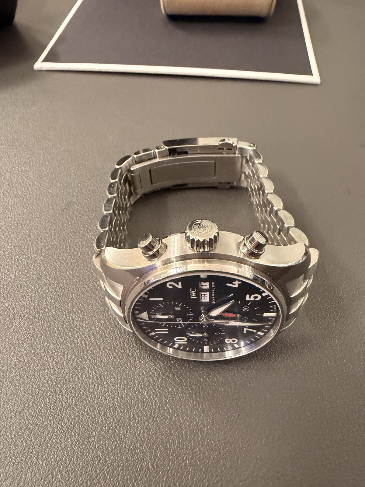 IWC Pilot’s Watch Chronograph IW388102 41mm Box Papers Extra Straps