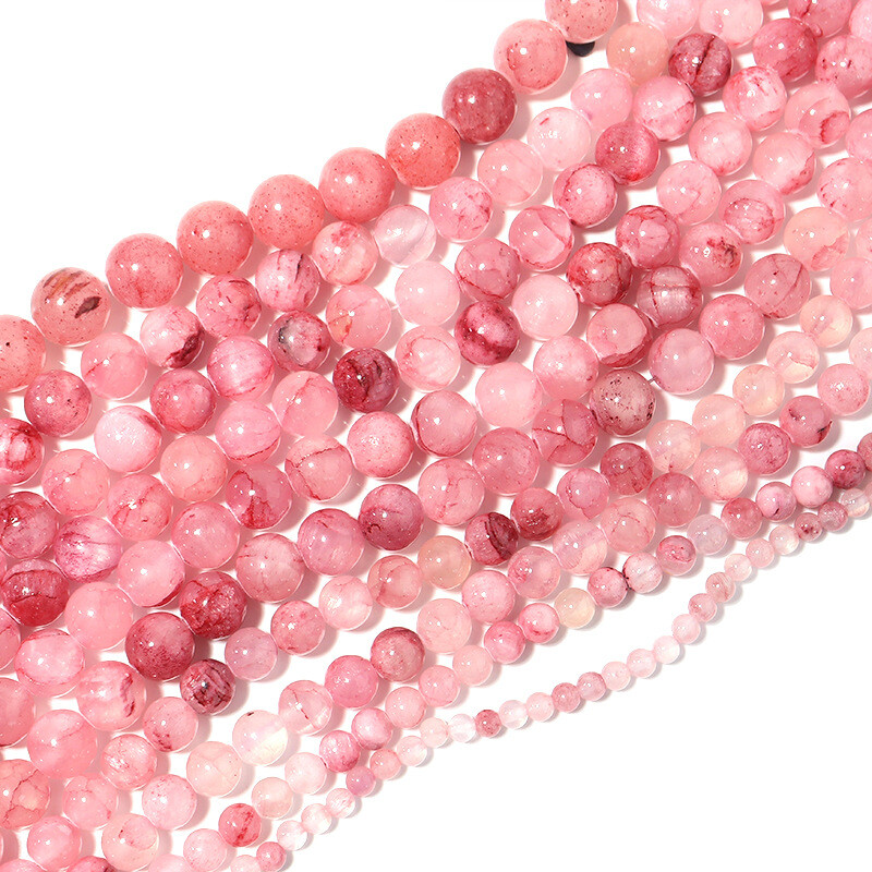 4-12mm Natural Stone Persian Jade Round Spacer Beads for Bracelet Jewelry Making