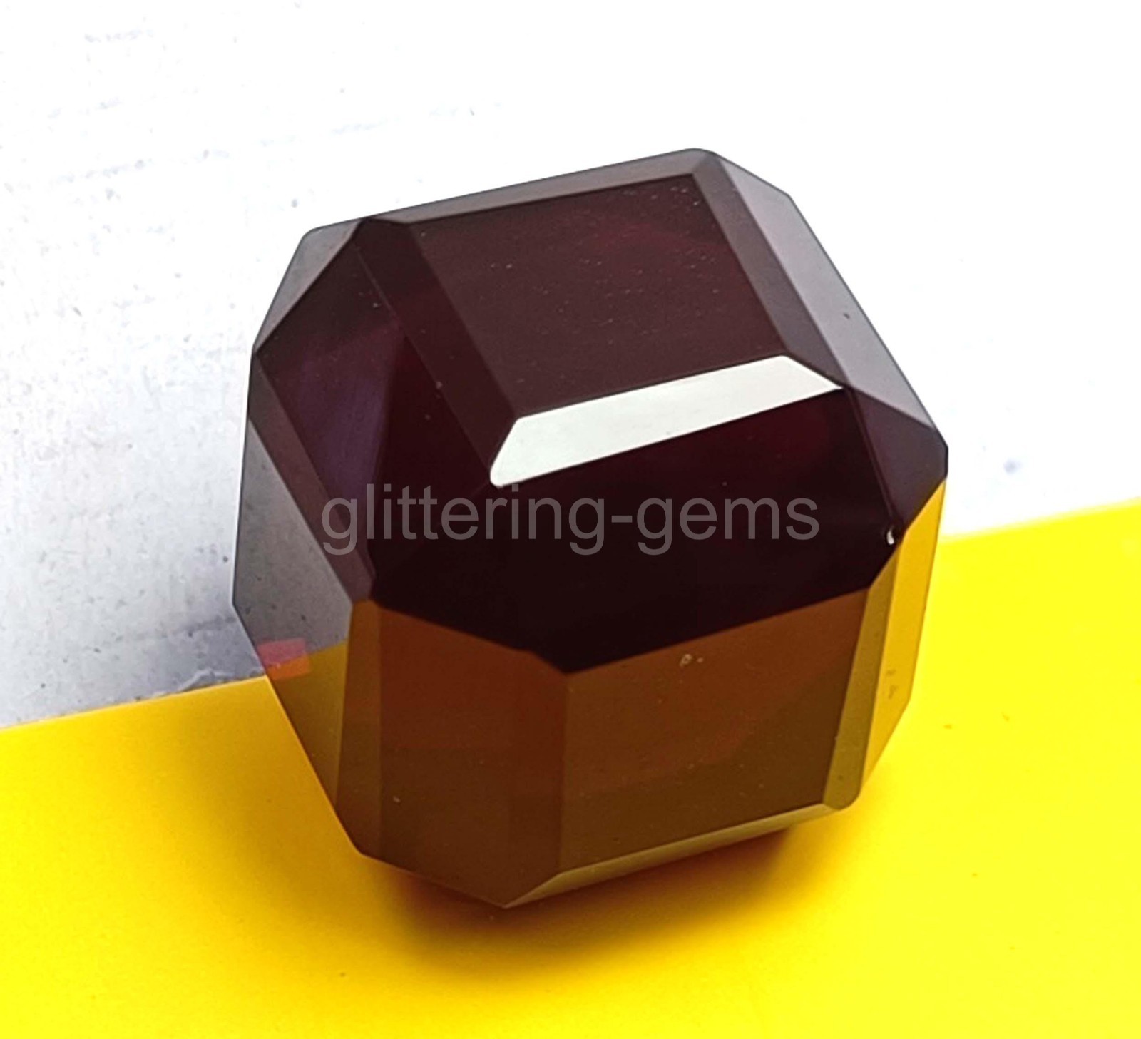59.55 Ct Cube Cut Natural Blood Red Ruby IGL Certified Loose Gemstone 5JOR