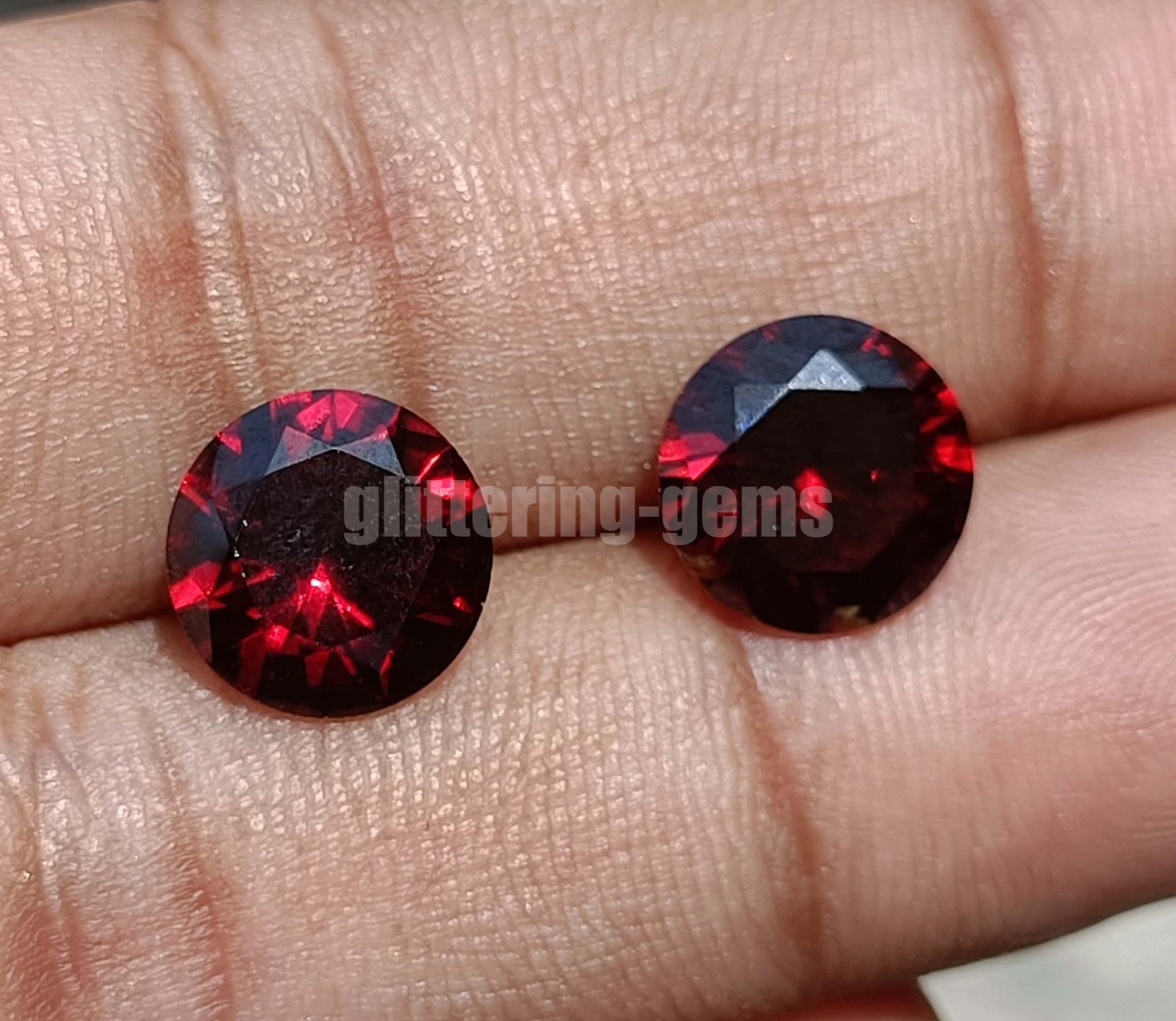 9 CT Natural Red Ruby Round Shape Pair 10x6mm IGL Certified Loose Gemstone 6JHK