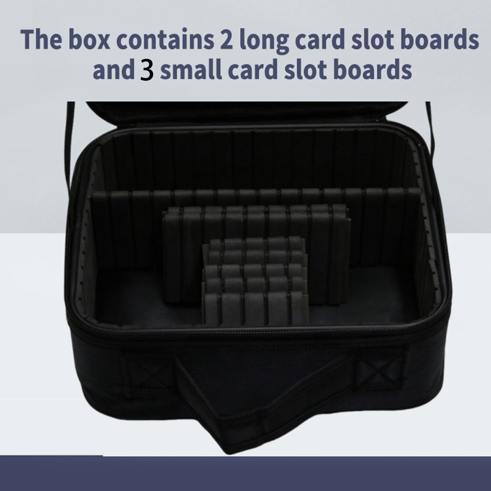 Gold and Silver Jewelry Coin Tester testing kit portable Storage Box (black)
