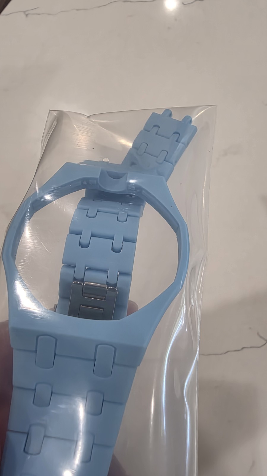 [Mint] Bioceramic Wristwatch Strap Fits Swatch Royal Pop with 12 o’clock crown