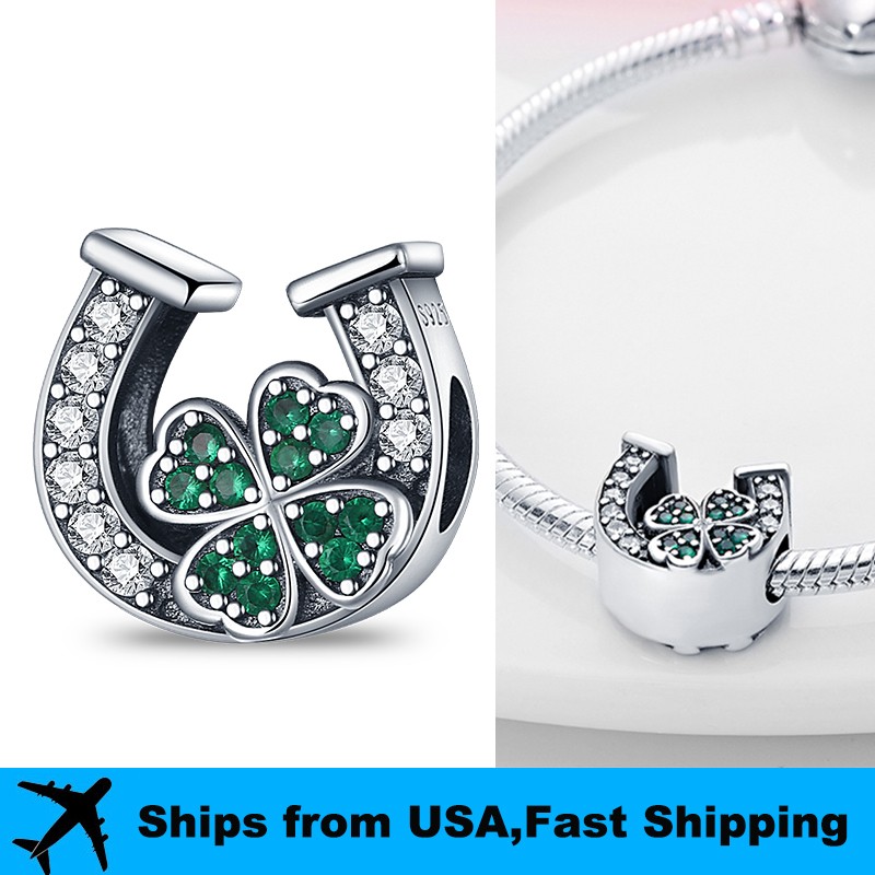 PANDACH 925 Sterling Silver U-Shaped Charm, Minimalist Jewelry Making Component