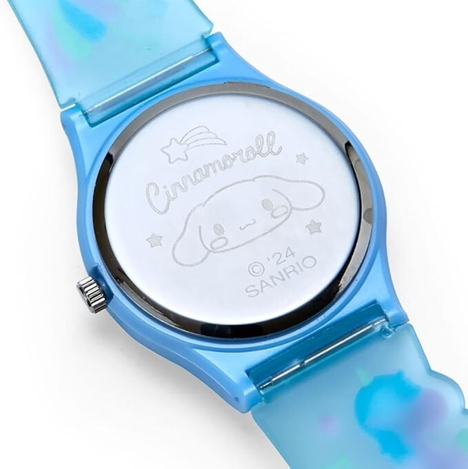Sanrio character watch, chronograph, multi-color quartz, cinnamon roll, 180378