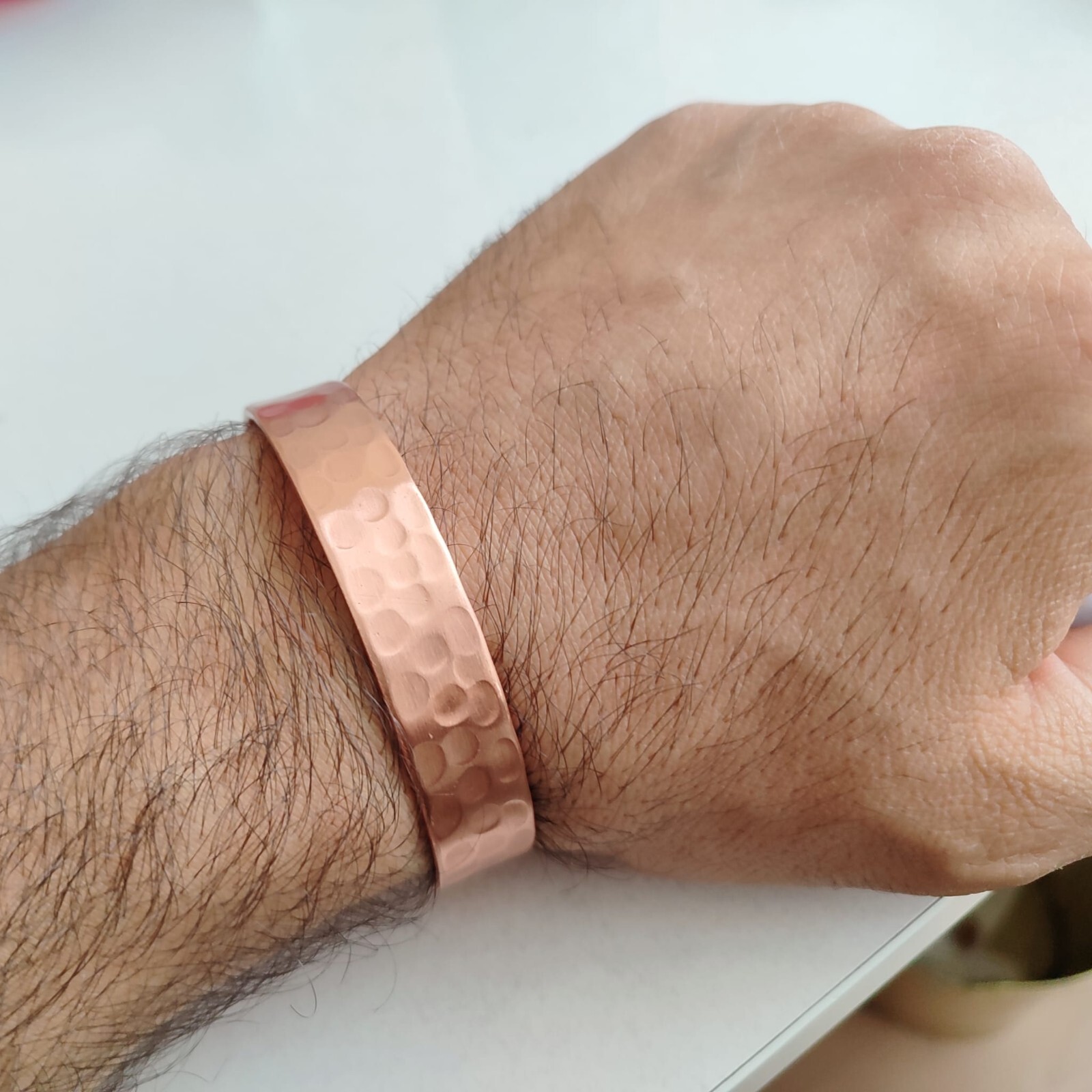 100% Pure Copper Bracelet Heavy Hand Made Healing Unisex Men Women 35gr 1.25oz