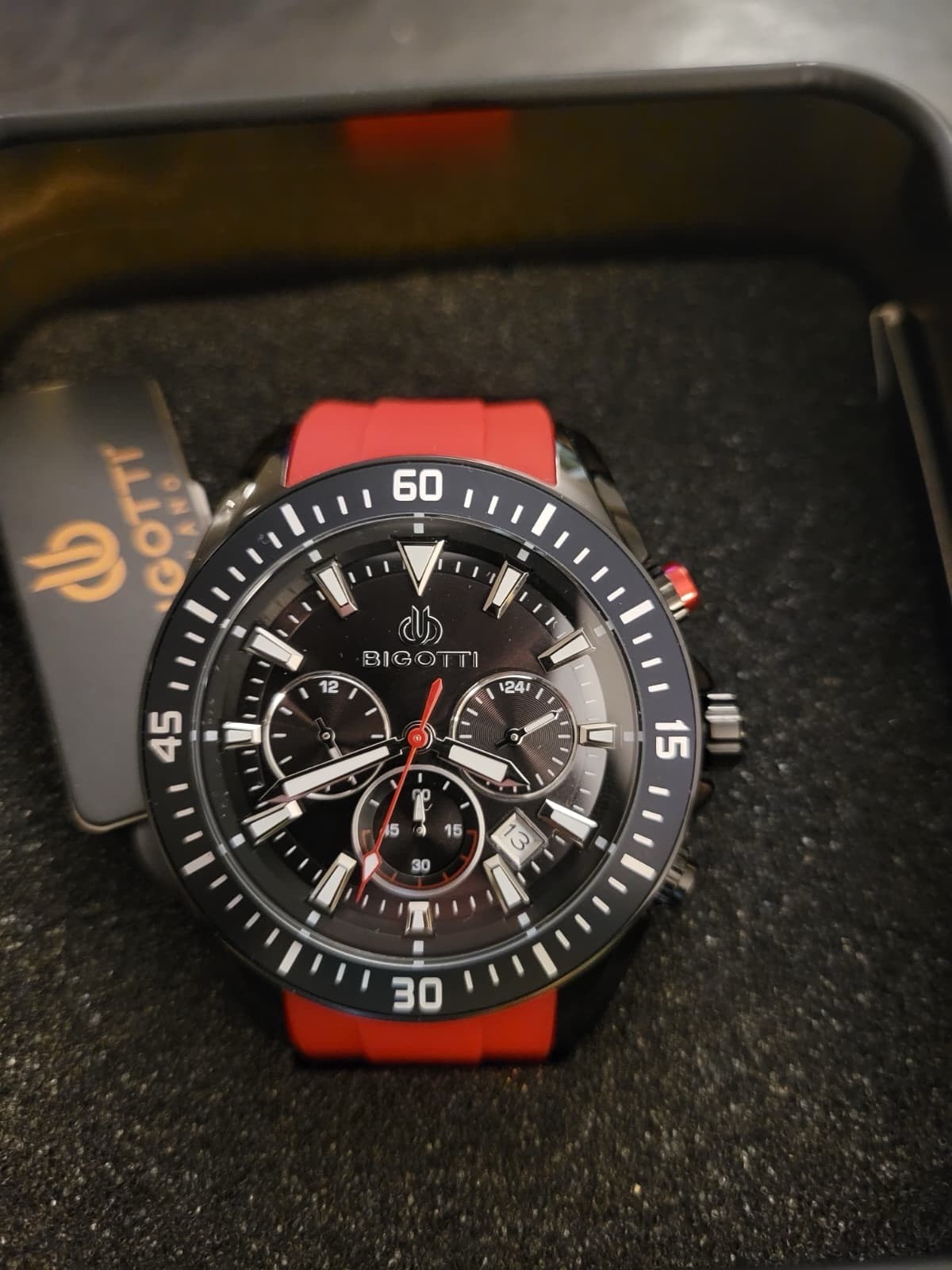 BIGOTTI MILANO MENS SILICON STRAP WATCH – BG.1.10235-3