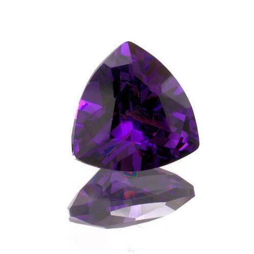 (5mm – 15mm) AAA Rated Violet Cubic Zirconia Trillions **View Video**