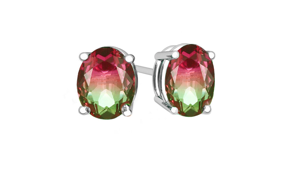 925 Sterling Silver Watermelon Cz Studs for Girls and Women – 5 Styles!!