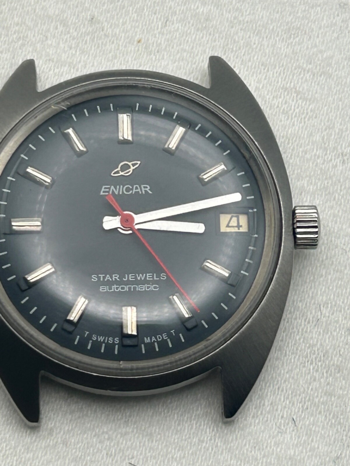Enicar Star Jewels Automatic Stainless Steel 35mm Watch-Exc. Condition