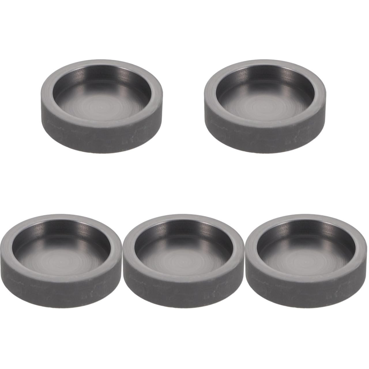 5Pack Graphite Ingot Mold Set for Metal Casting: Round Crucible Smelting Dish…