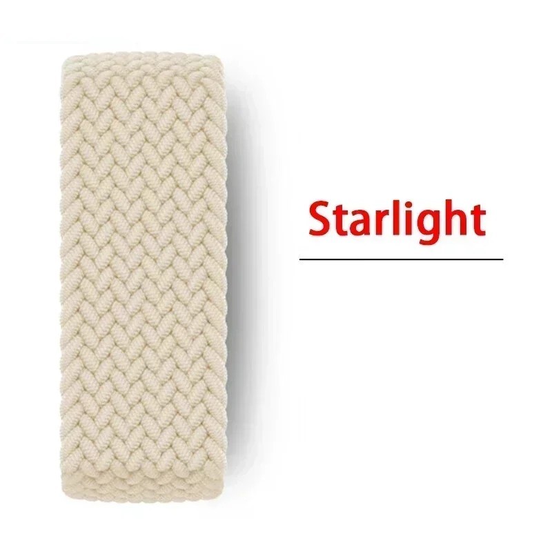 Braided Solo Loop Band Strap for Apple Watch 9 8 7 6 5 4 SE 40 44 41 45mm
