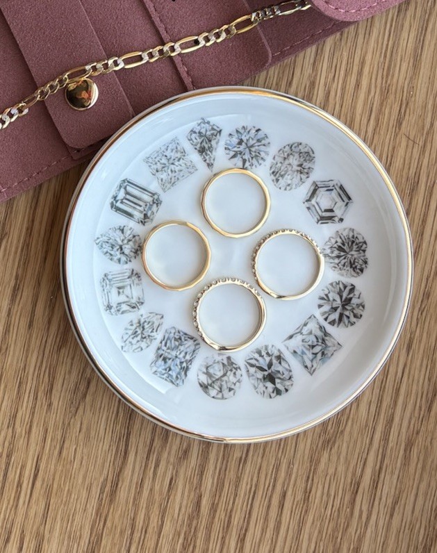 Trinket Tray Jewelry Porcelain