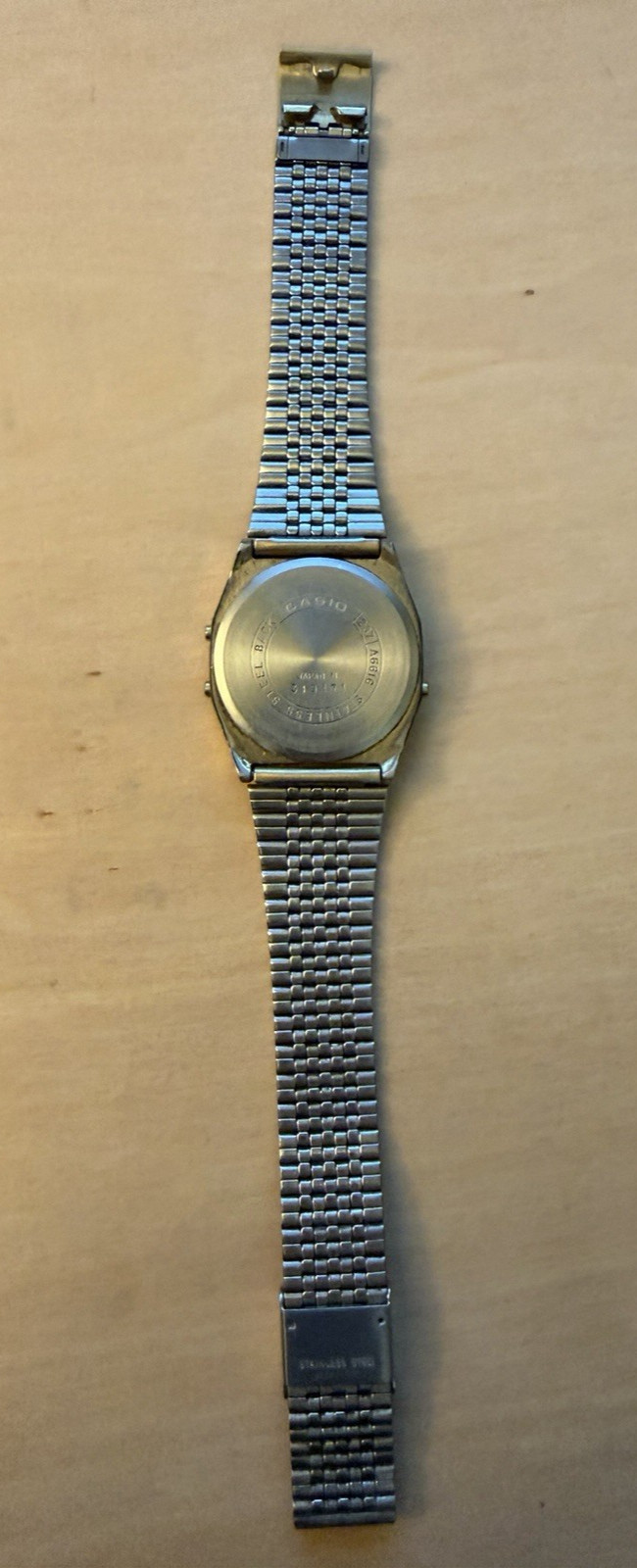 Vintage Casio A661G Module 237 Digital Watch Original Bracelet Runs