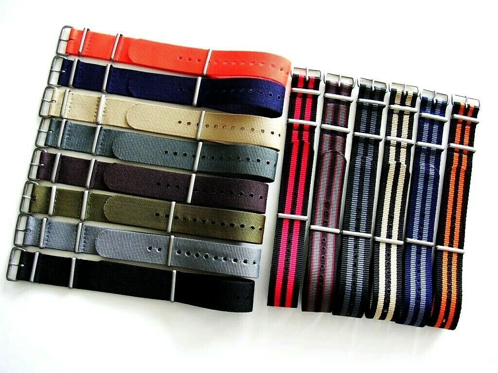 18-20-22-24 NATO G10 watch strap Premium Ballistic nylon RAF MoD Bond IW SUISSE
