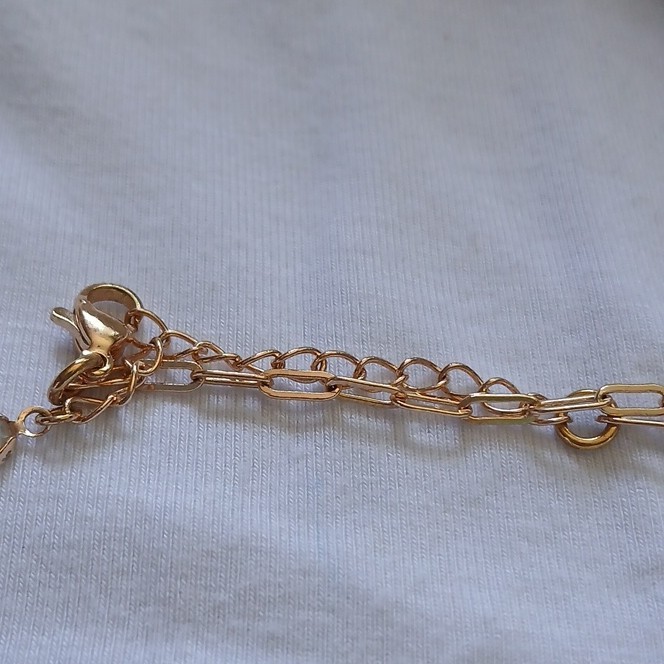 Initial Letter S 14 K Gold Plater Hexagonal Pendant