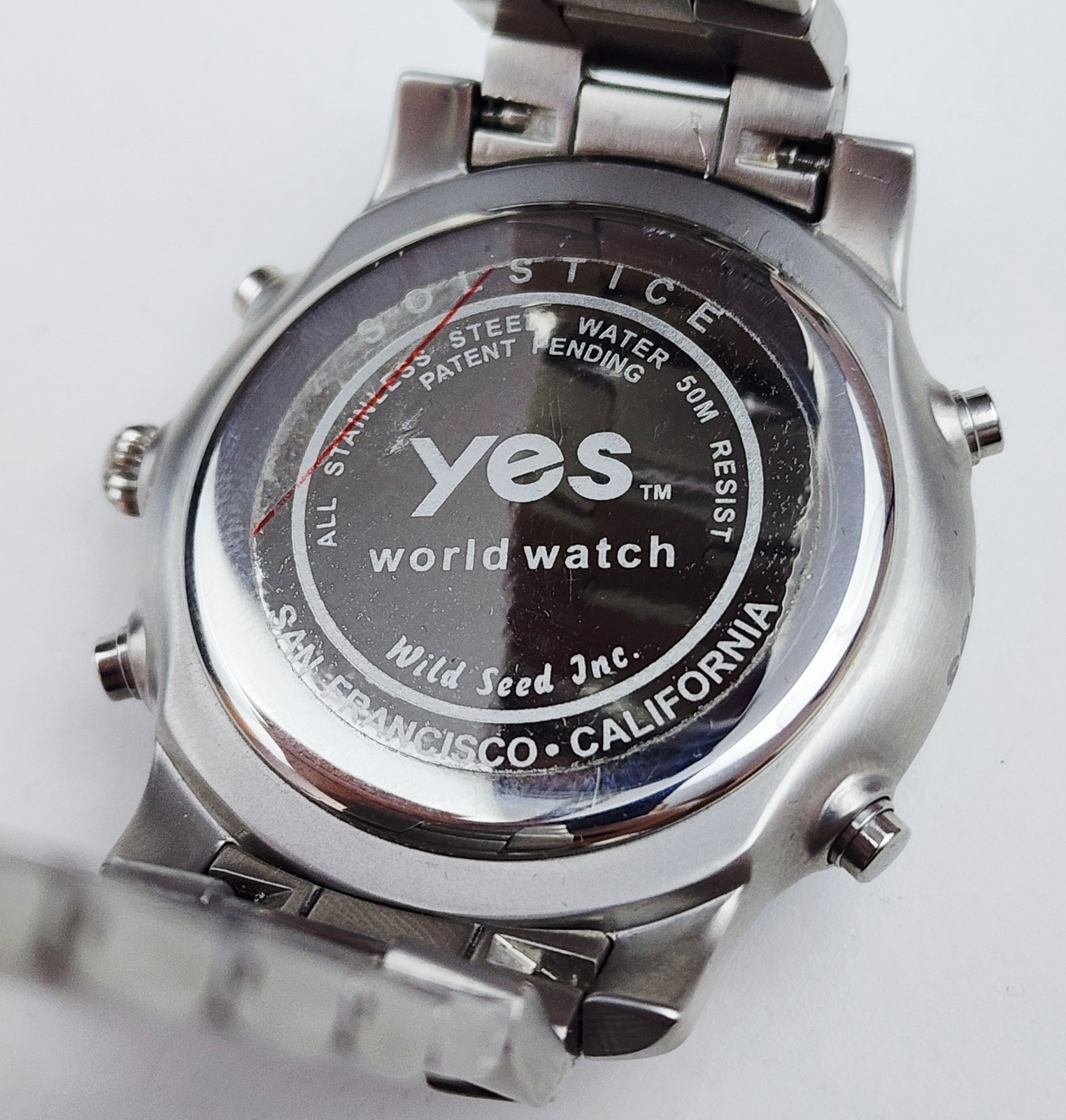 Men MOONPHASE ANALOG-DIGITAL Watch YES “Solstice”. Sunset/Sunrise. Alarm. In BOX