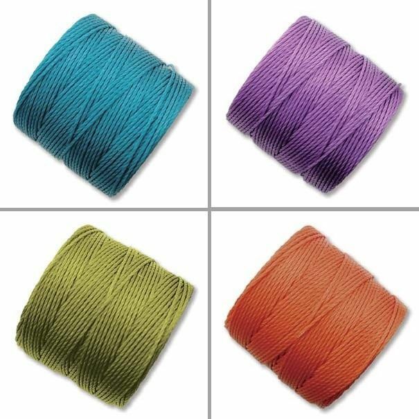 S-Lon Bead Cord Diameter .5mm Bright Mix 28576 (4 spool) Round