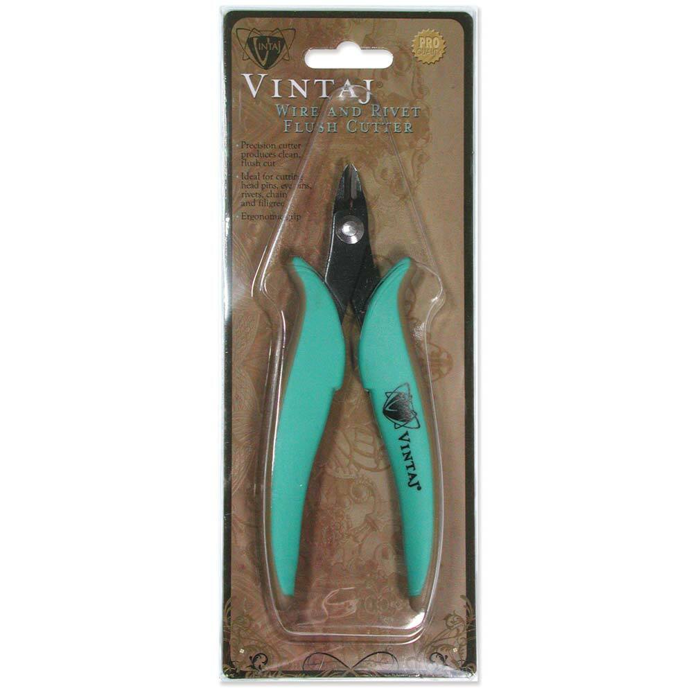 Flush Cutter Pliers Ergonomic Handles Vintaj Brand 55137