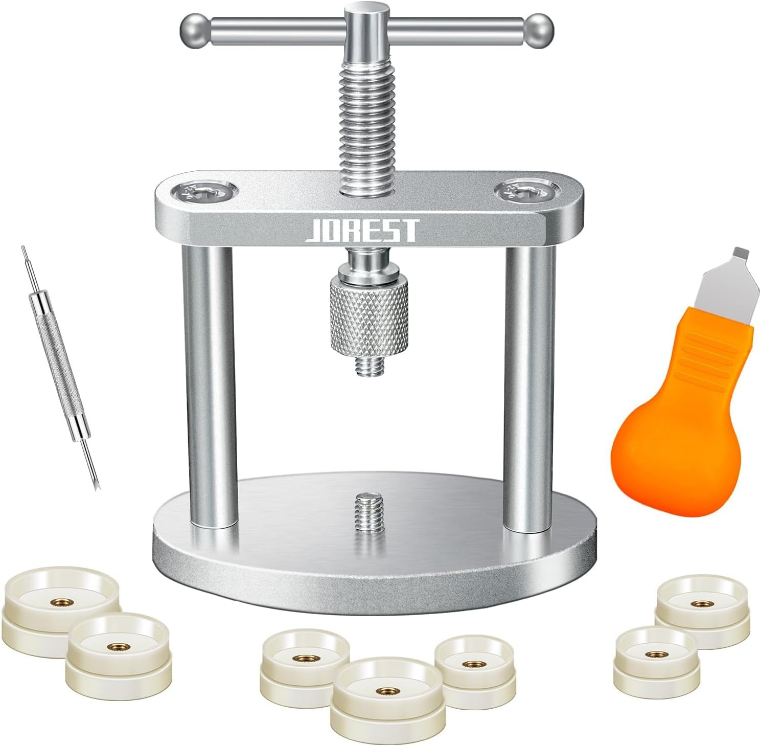 Watch Press Tool Set, Back Case Closer for Closing the Cover, Watch Battery Repl