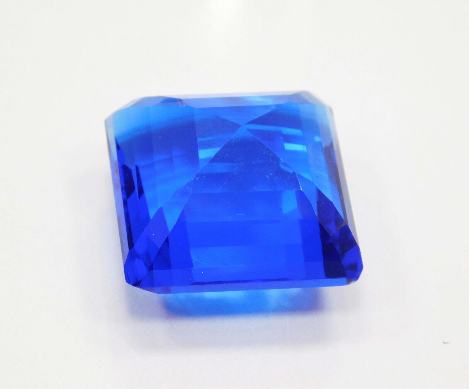 Square Cut 10+ Natural Blue Sapphire Loose Gemstone For Jewellery Making