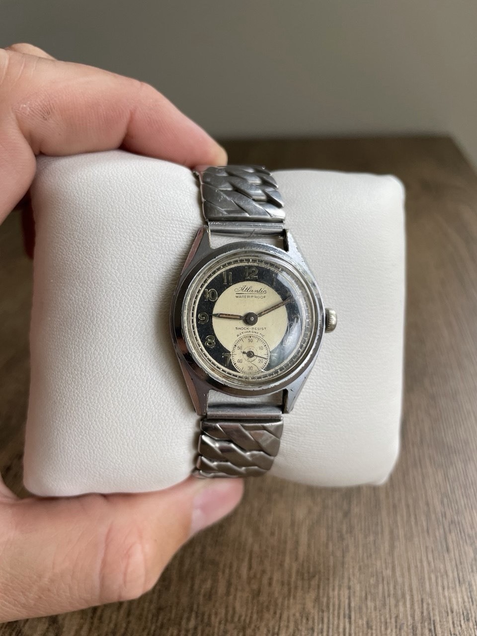 Vintage Atlantic Waterproof Watch — Shock-Resist (1940s-1950s)