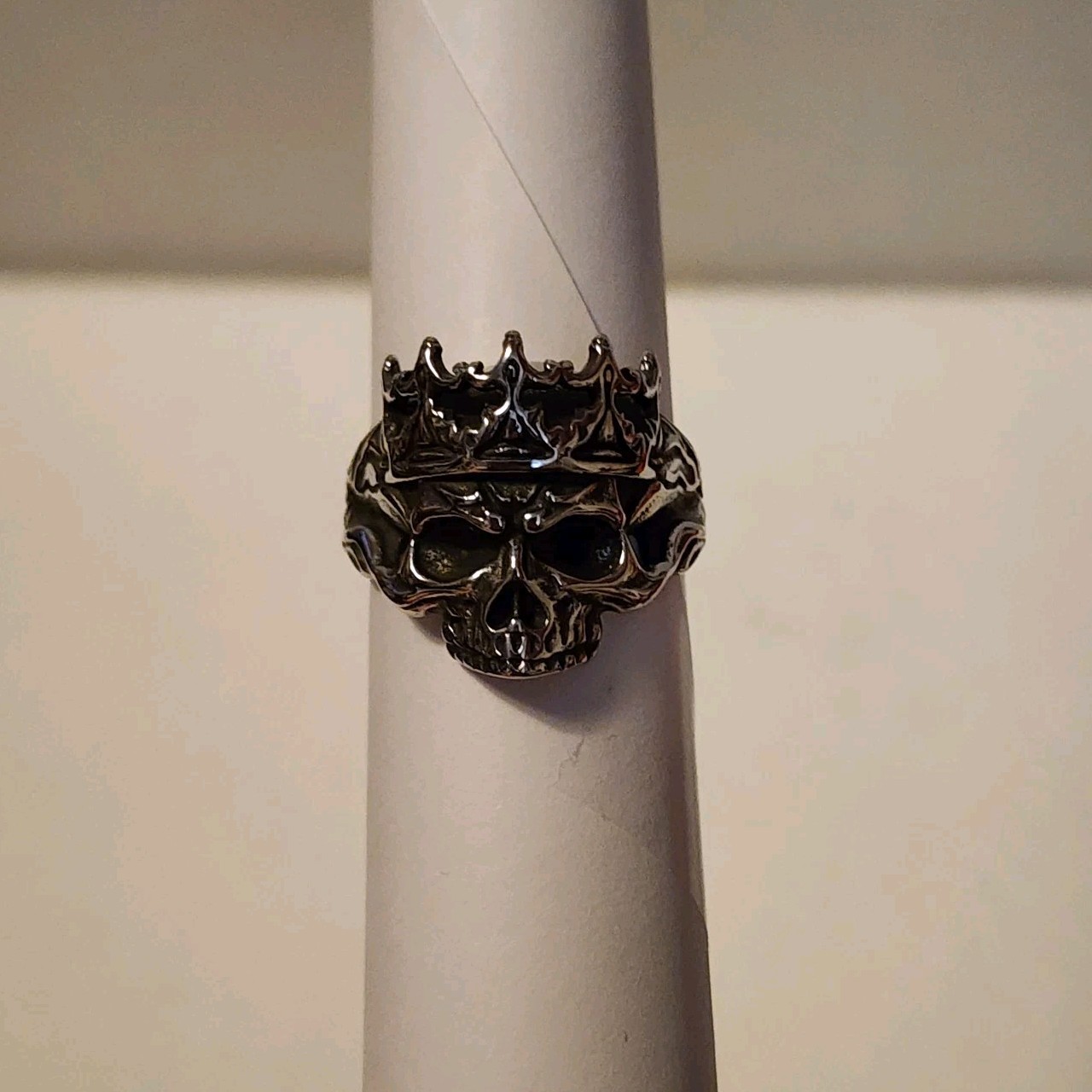 Outlaws Amsterdam King Of Skulls Silver Ring Size 10 New In Box Mens Ring