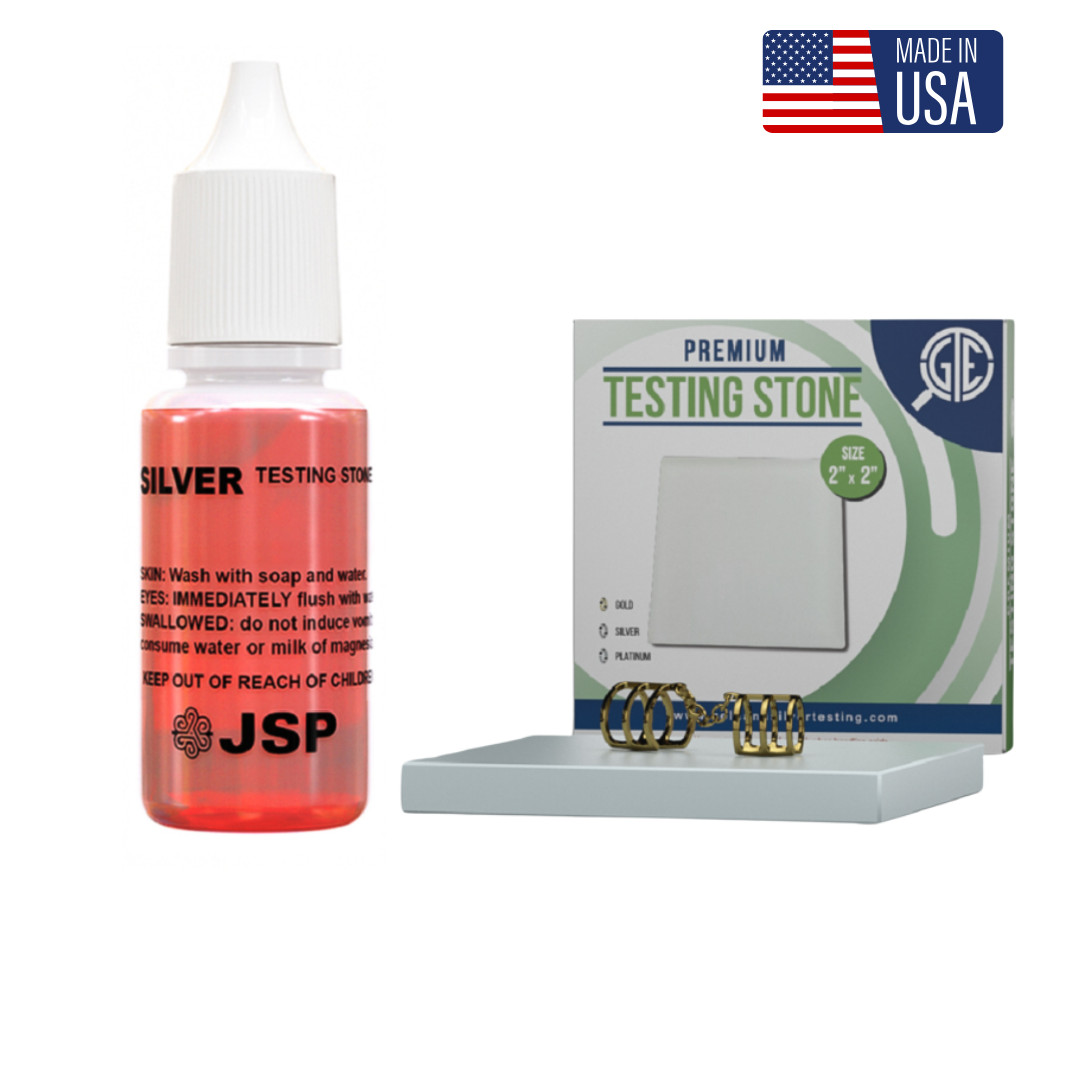JSP Silver Sterling Jewelry Testing Test Acid Solution Coins Bar Precious Metals